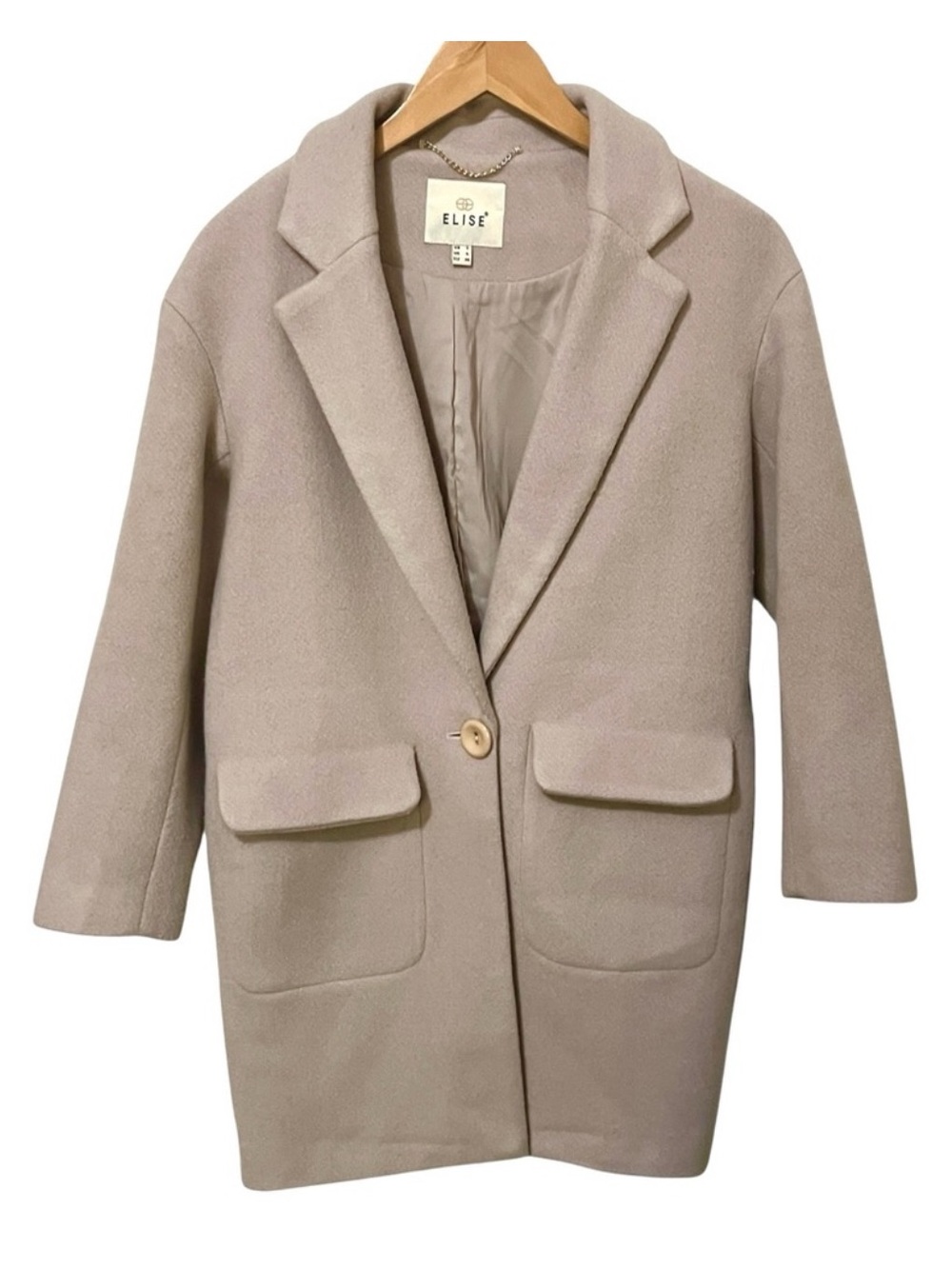 Womens Mauve Peacoat